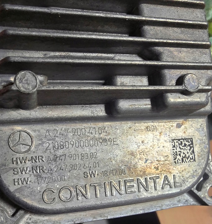 фото №1, Преобразователь модуль лампы led mercedes w177 w247 w205 оригинальный номер a2479004104 оригинал