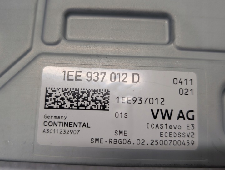 фото №8, Модуль компьютер блок управления  vw id3 id4 id5 cupra born enyaq 1ee937012d