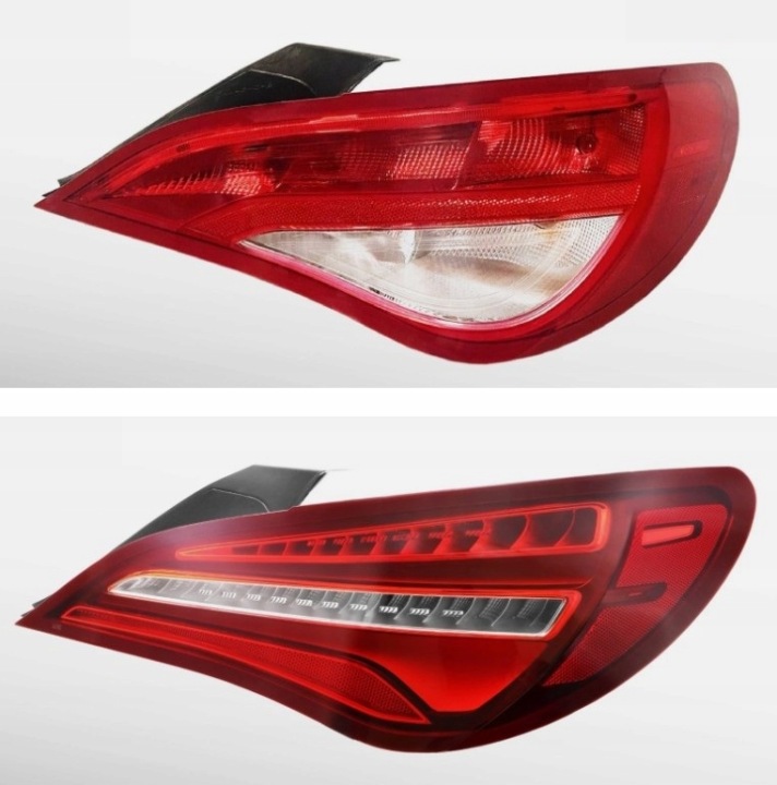 фото №13, Mercedes cla w117 2013-2017 лампы зад задние правая левая комплект led изменение