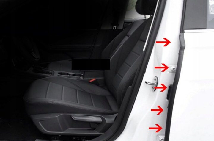 фото №13, Samoprzylepna прокладка do дверь автомобиля универсальный защита краю 25m