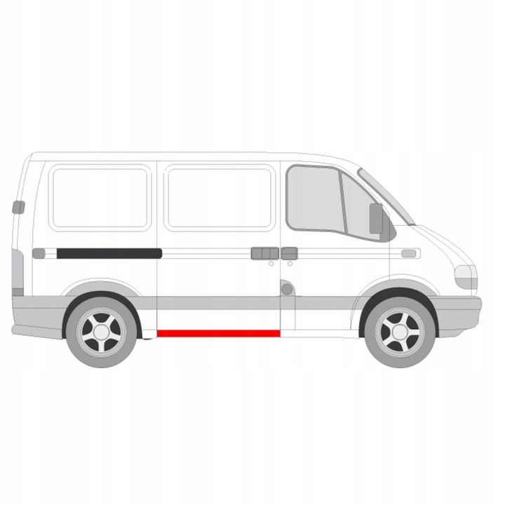 фото №2, Порог правые interstar movano master / ii 98-11