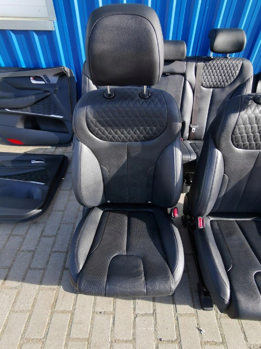 фото №7, Hyundai santa fe iv комплект сидінь шкіра сидіння диван обшивки