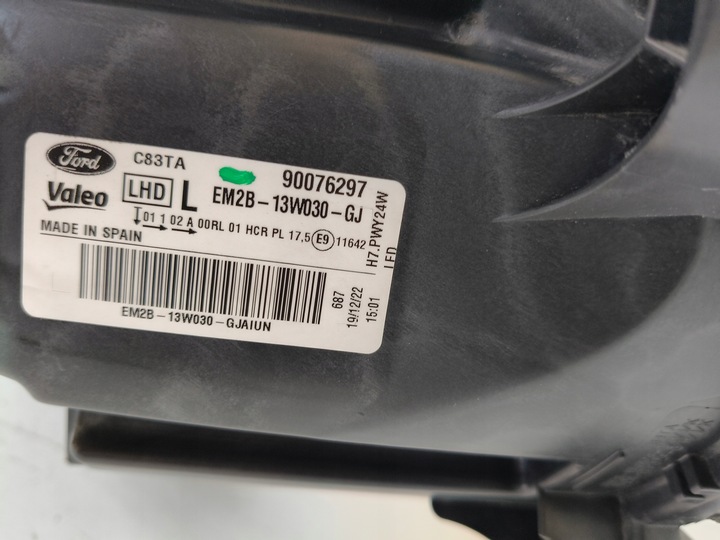 фото №9, Лампа ліва фара ford s-max mk2 14- led