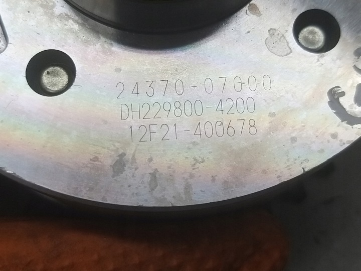 фото №10, Koło грм варіатор 1.0 t-gdi g3le i30 kona rio stonic ceed 24370-07000