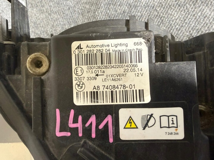 фото №14, Bmw 4 f32 f33 m4 f82 ксенон led керована фара права права перед передня eu