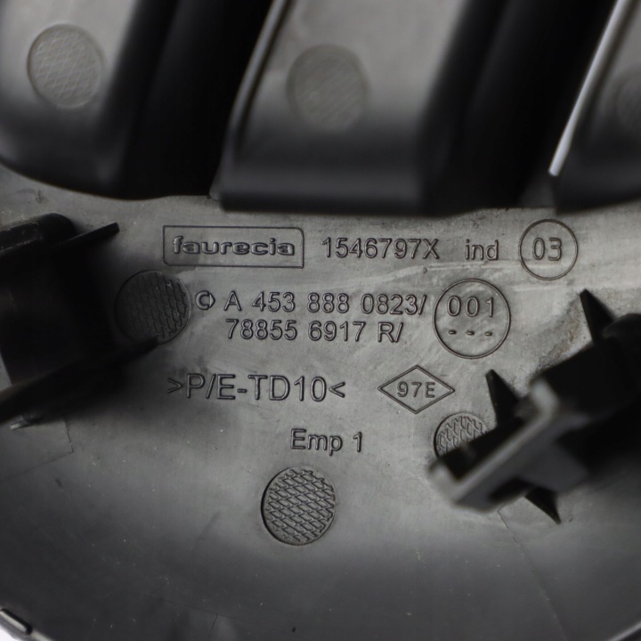 фото №12, Smart fortwo c453 решётка заборщик воздуха крыльев левое зад a4538880823