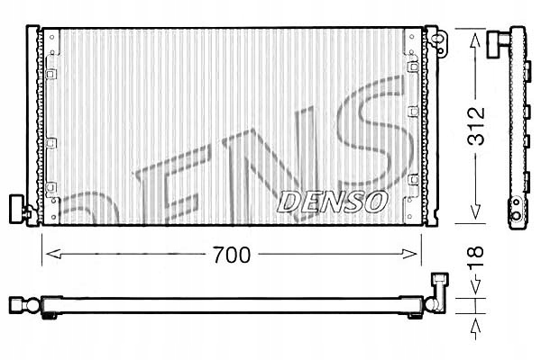 фото №1, Denso конденсатор кондиционера iveco daily iii 29 l