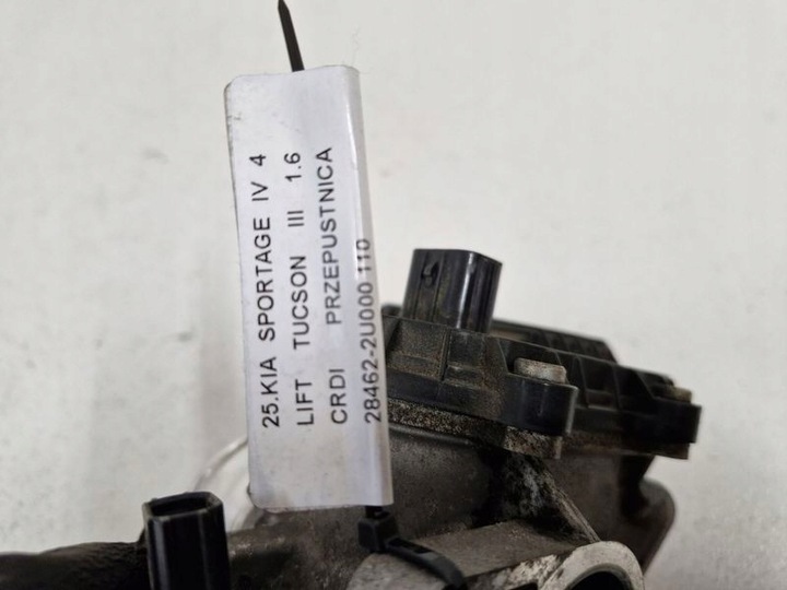 фото №8, Kia sportage iv 4 рестайлінг tucson iii 1.6 crdi дросельна заслінка 28462-2u000