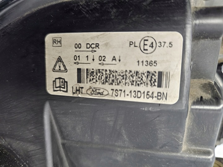 фото №8, Ford mondeo mk4 фара правая перед англичанин 7s71-13d154-bn 7s71-13k060-bb