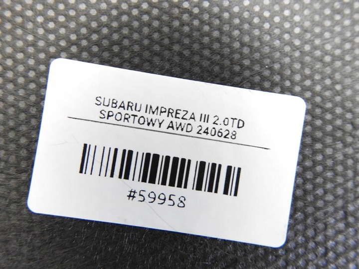 фото №5, Ковёр обивка багажника subaru impreza iii gh