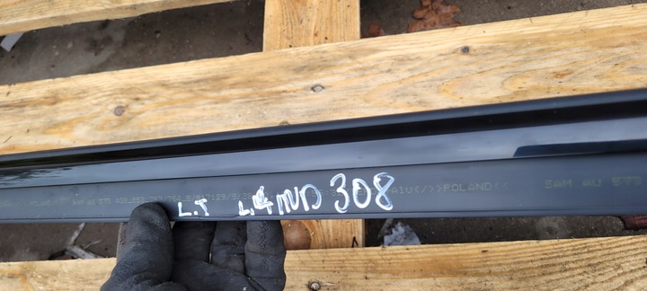 фото №6, S7 4g a7 планка накладка двері ліва лівий зад чорна