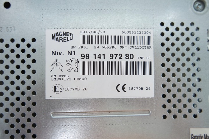 фото №5, Радио навигация дисплей навигации citroen c4 ii b7 ds4