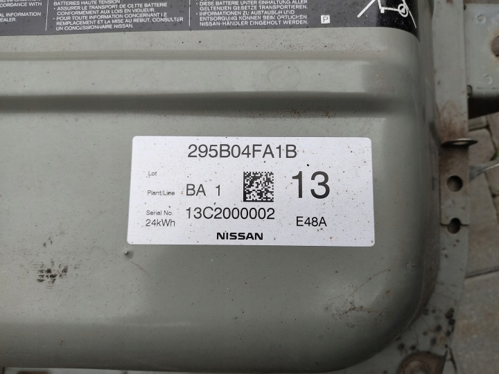 фото №8, Батарея тяговий акумулятор nissan nv200 e-nv200 295b04fa1b 24 kwh 2014-21