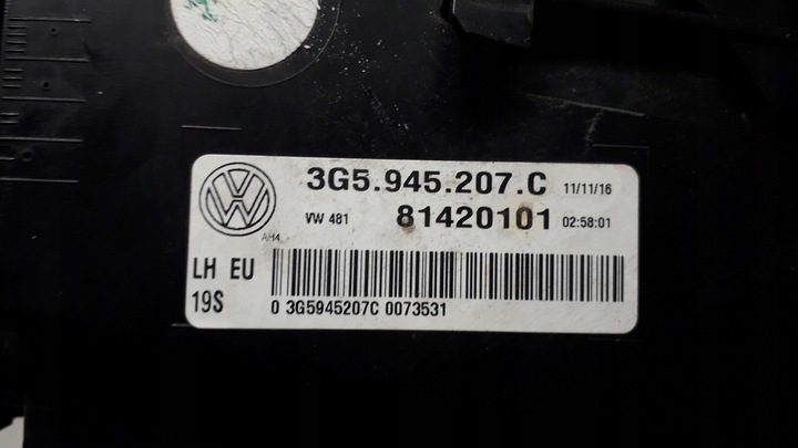 фото №11, Vw passat b8 sedan лампа ліва задня led 3g5945207c