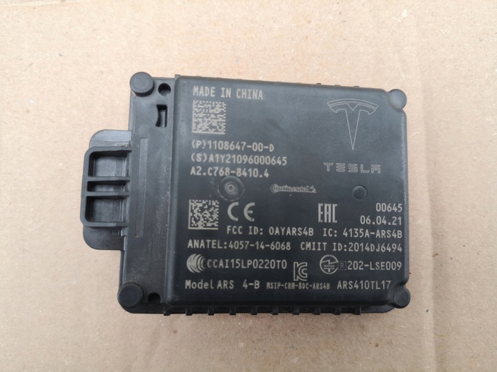 фото №1, Tesla 3 рестайлінг y 2021 радар датчик acc дистронік