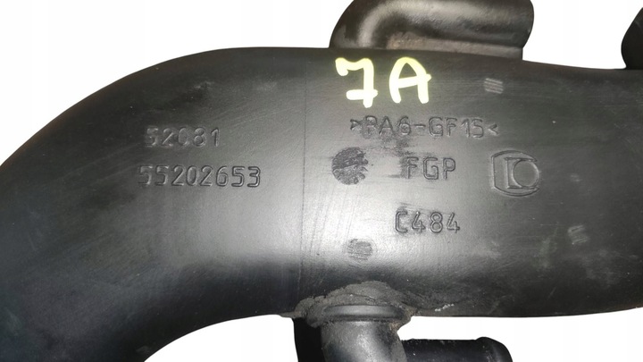 фото №10, Труба повітропровід повітря fiat croma ii 1.9 m-jet jtd 16v 150km 55202653