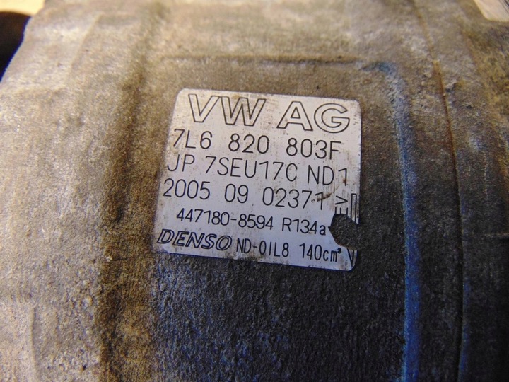фото №11, Компресор кондиціонера vw touareg 3.0 7l6820803f