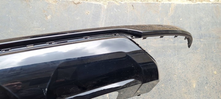 фото №10, Sq7 4m рестайлінг q7 накладка спойлер бампера pod hak зад 4m0807568b