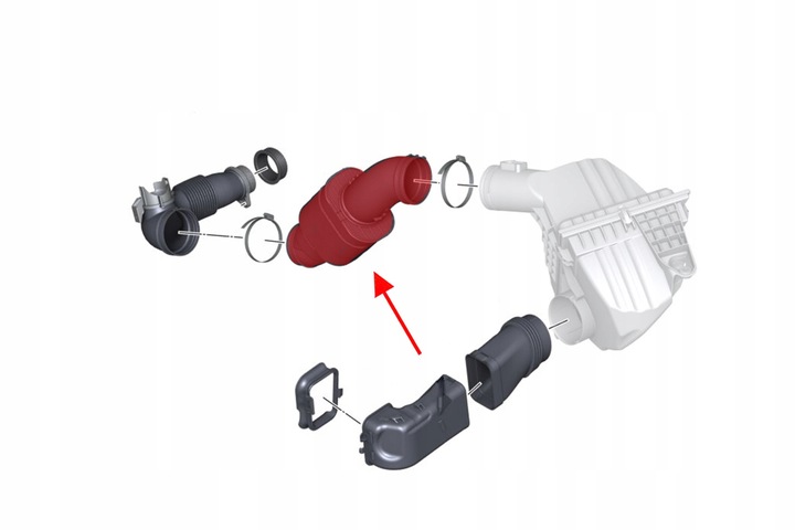 фото №15, Bmw 5 f10 09-17 впуск канал воздуха 13717612094