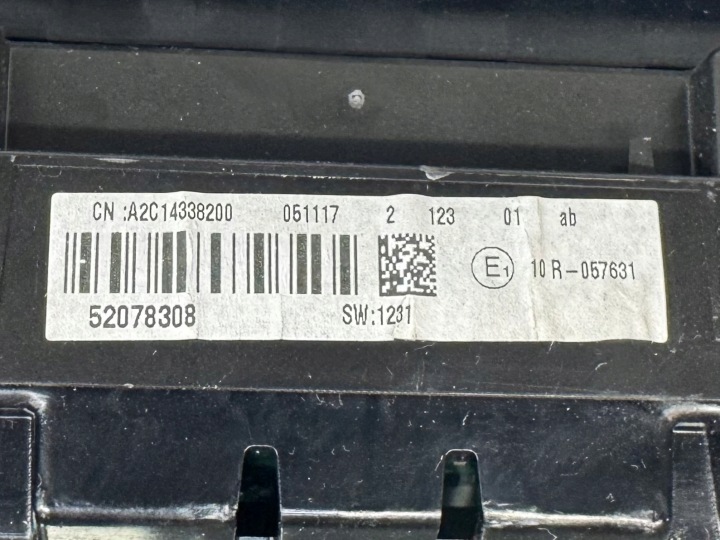 фото №6, Lancia ypsilon рестайлінг спідометр  спідометр 52078308 a2c14338200 vdo