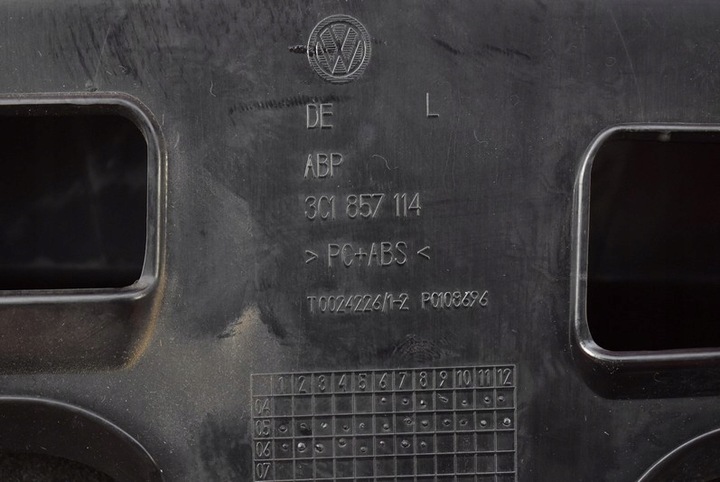 фото №7, Бардачок пасажира eu 3c1857114 vw passat b6 05-10