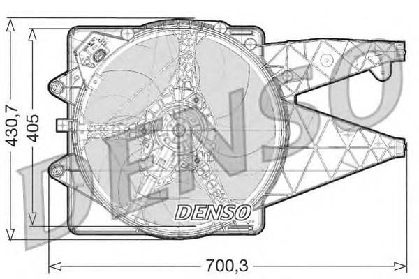 фото №1, Denso вентилятор радиатор з корпус alfa romeo