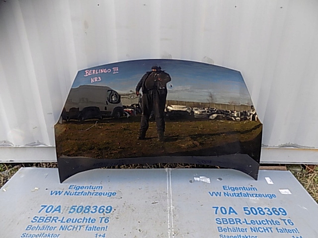 фото №1, Капот крышка двигателя citroen berlingo b9 peugeot partner 3 iii 2008-