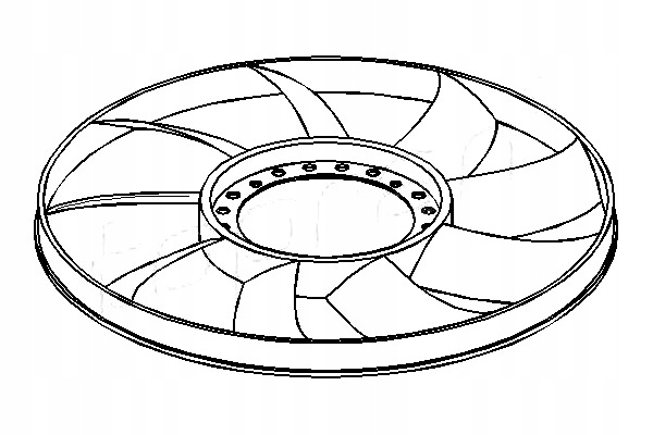 фото №1, Topran вентилятор вентилятора ilość пелюстка 9 audi 10