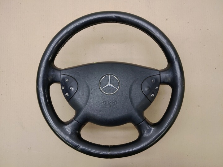 фото №1, Кермо + подушка безпеки подушка шкіра mercedes e-klasa w211 02-06 дорестайлінг