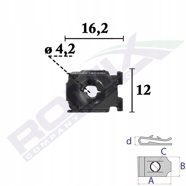 фото №1, Кліпса пластина монтажна do audi seat skoda vw