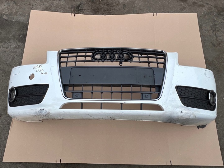 фото №6, Audi a5 8t sline бампер перед переднее решётка радиатора решётка pdc ксенон ly9c