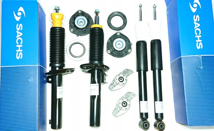 фото №1, 4x амортизатор sachs отбойники защитные накладки подушки полный перед зад audi a3 8p