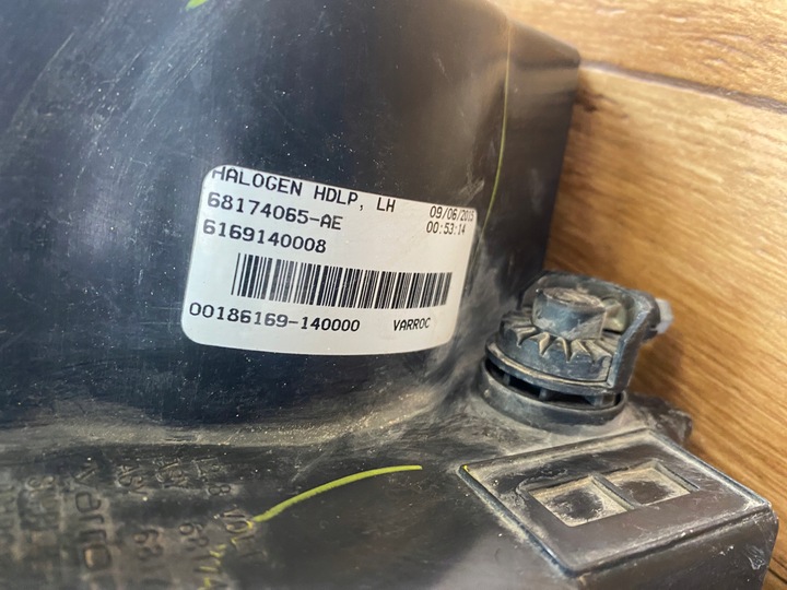 фото №9, Лампа галогенная левый левая перед передняя dodge challenger 2015+ usa