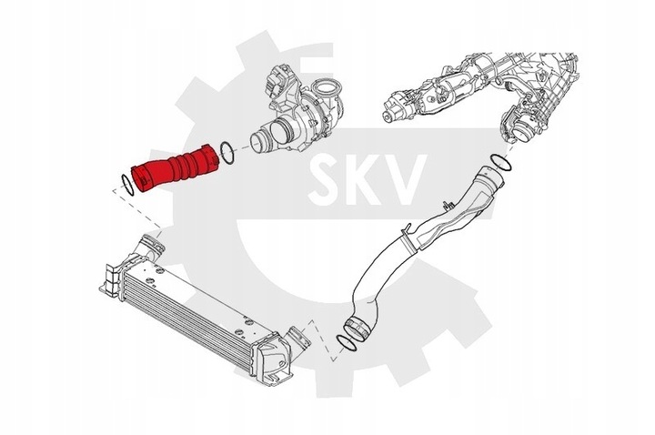 фото №10, Шланг турбины 24skv780 bmw 5; 11617800144