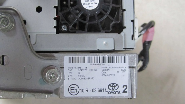 фото №9, Toyota avensis t27 рестайлинг t29 радио навигация 86140-05250 15-