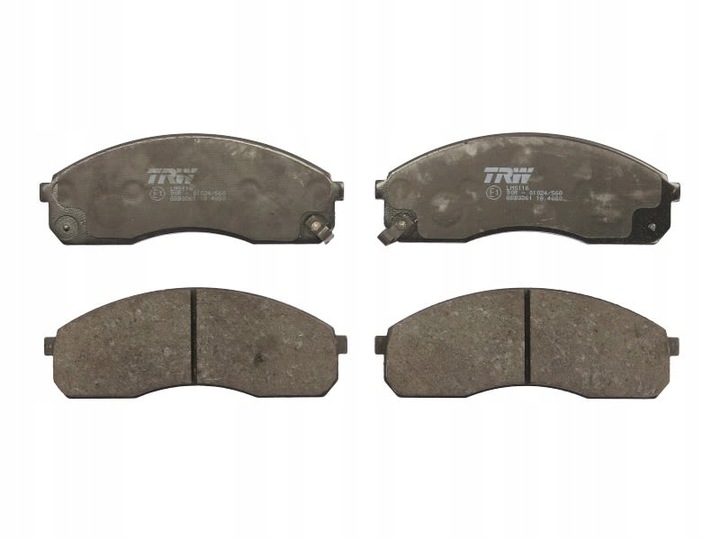 фото №1, Гальмівні колодки гальмівні trw автомобільний gdb3261