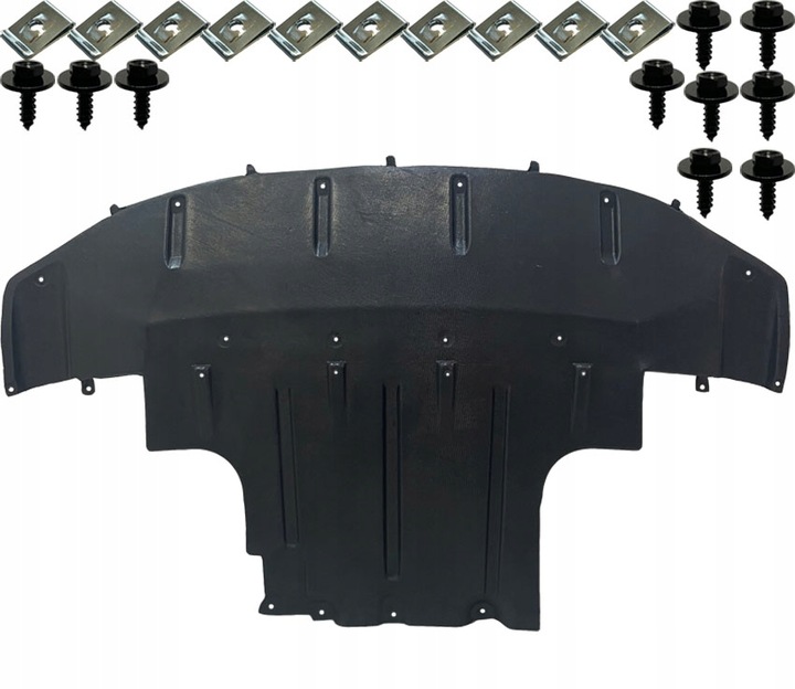 фото №1, Audi q7 2005-2015 нижняя защита pod двигатель клипсы