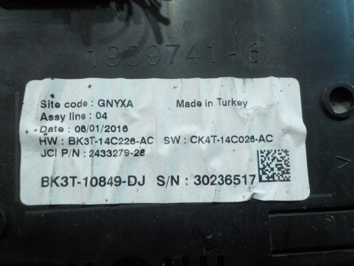 фото №7, Ford transit custom i 2.2 tdci 16r van l1 панель приладів bk3t-10849-dj