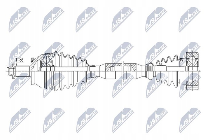 фото №2, Nty npw-vw-162 полуось приводная