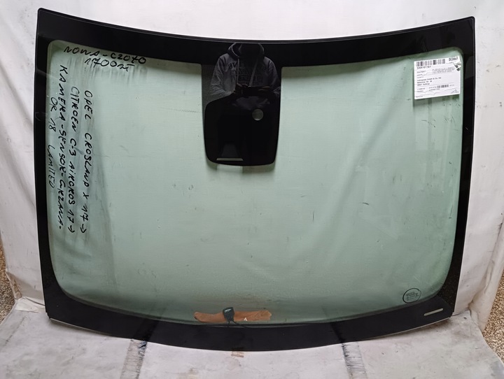 фото №1, Стекло передняя citroen c-3 aircross 17- камера датчик с подогревом оригинал. lamited