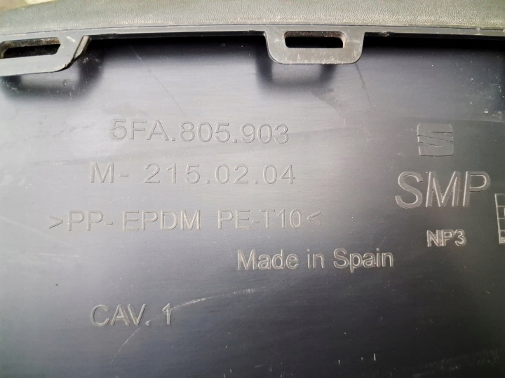 фото №10, Seat leon iv защита спойлер плита pod бампер перед 5fa805903 bydgoszcz