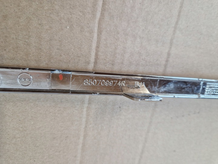 фото №7, Renault clio v 5 планка хром бампера заднього зад оригінал 850709974r