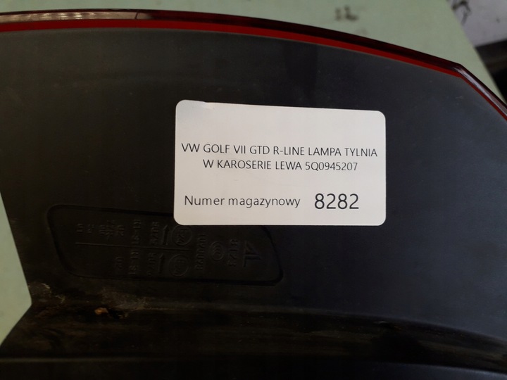 фото №6, Vw golf vii gtd r-line лампа лівий зад led європа