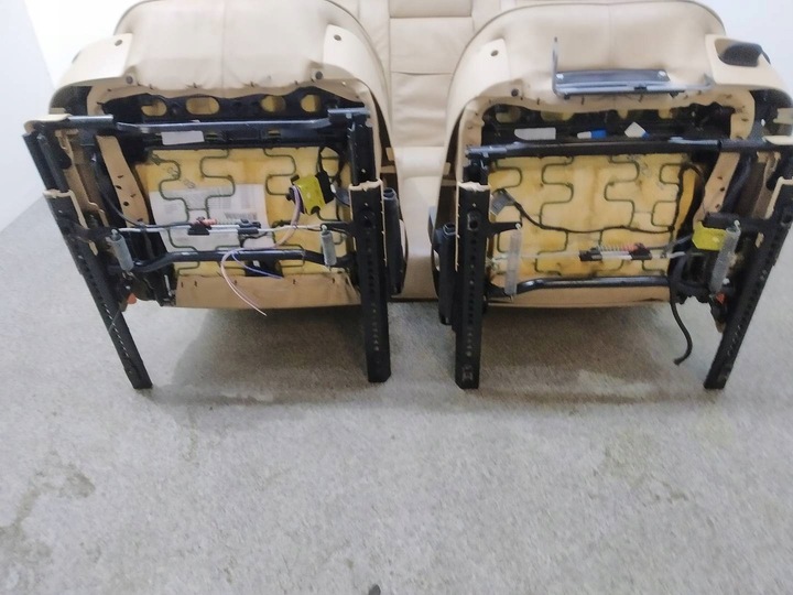 фото №7, Сидіння диван універсал світла шкіра комплект touring bmw seria 5 iv e39