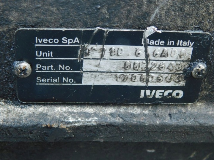 фото №9, Do przeglądu коробка передач iveco daily iv 3.0 hpi 6b 8872643 2840.6