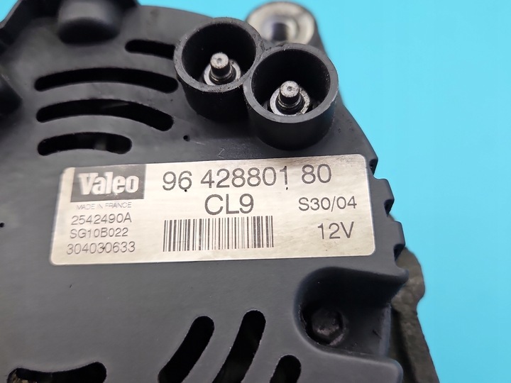 фото №6, Тест генератор peugeot 407 9642880180 cl9 1.8 16v