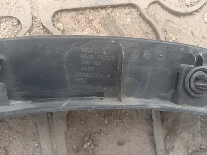 фото №13, Tesla y планка накладка крило зад задній праві 1683862-00-a