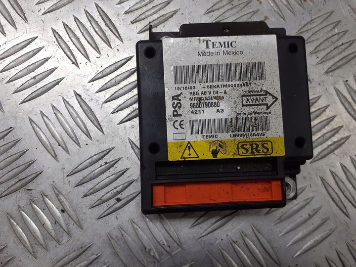 фото №1, Модуль подушка безопасности citroen c2 9650790880