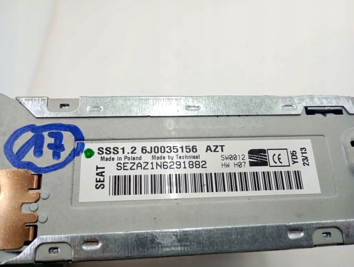 фото №14, Радіо cd seat ibiza iv 6j0035156 + код