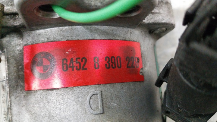 фото №6, Компресор кондиціонера 8390228 bmw e36 316 318 m43 m44